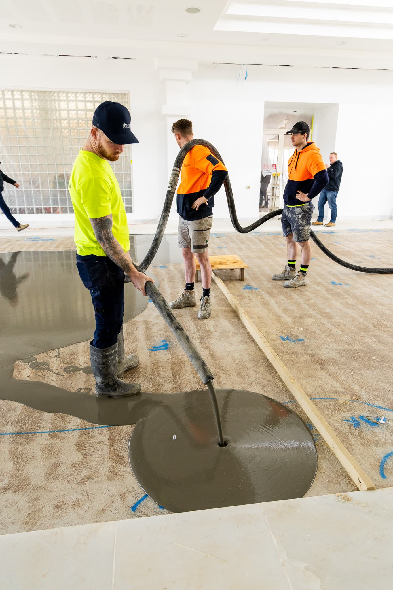 Commercial floor levelling project Melbourne