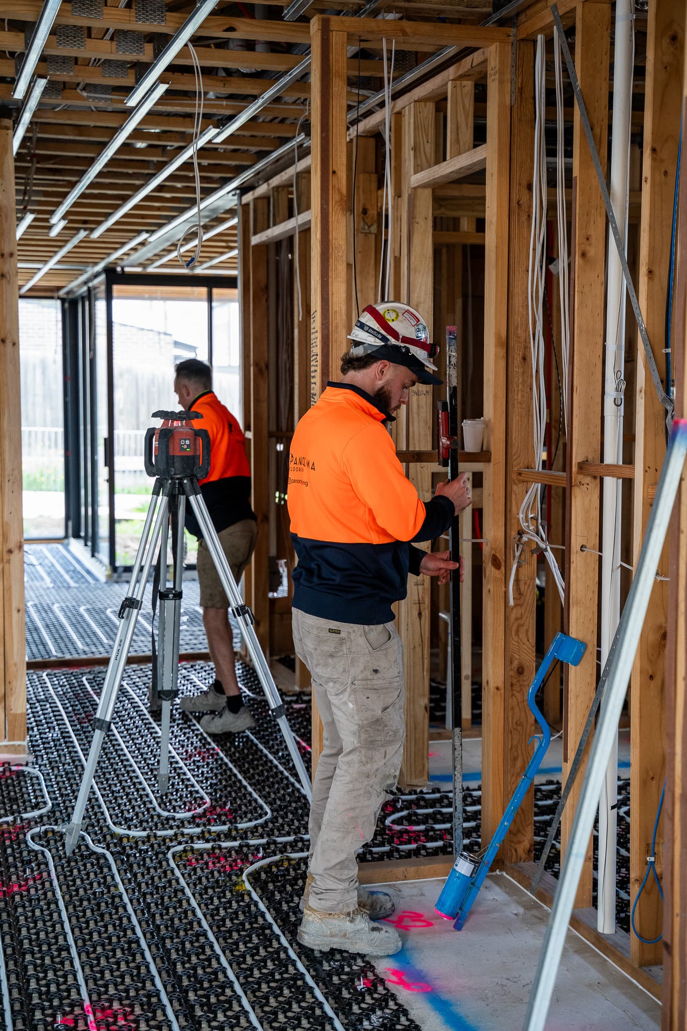 Large-scale commercial flooring project